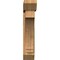Ekena Millwork Imperial Slat Rough Sawn Bracket w/ Offset Brace, Western Red Cedar, 8"W x 34"D x 40"H BKT0806X34X40IMP06RWR - alternate 4